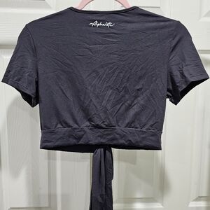 Ultra Soft Wrap Tie Crop Top